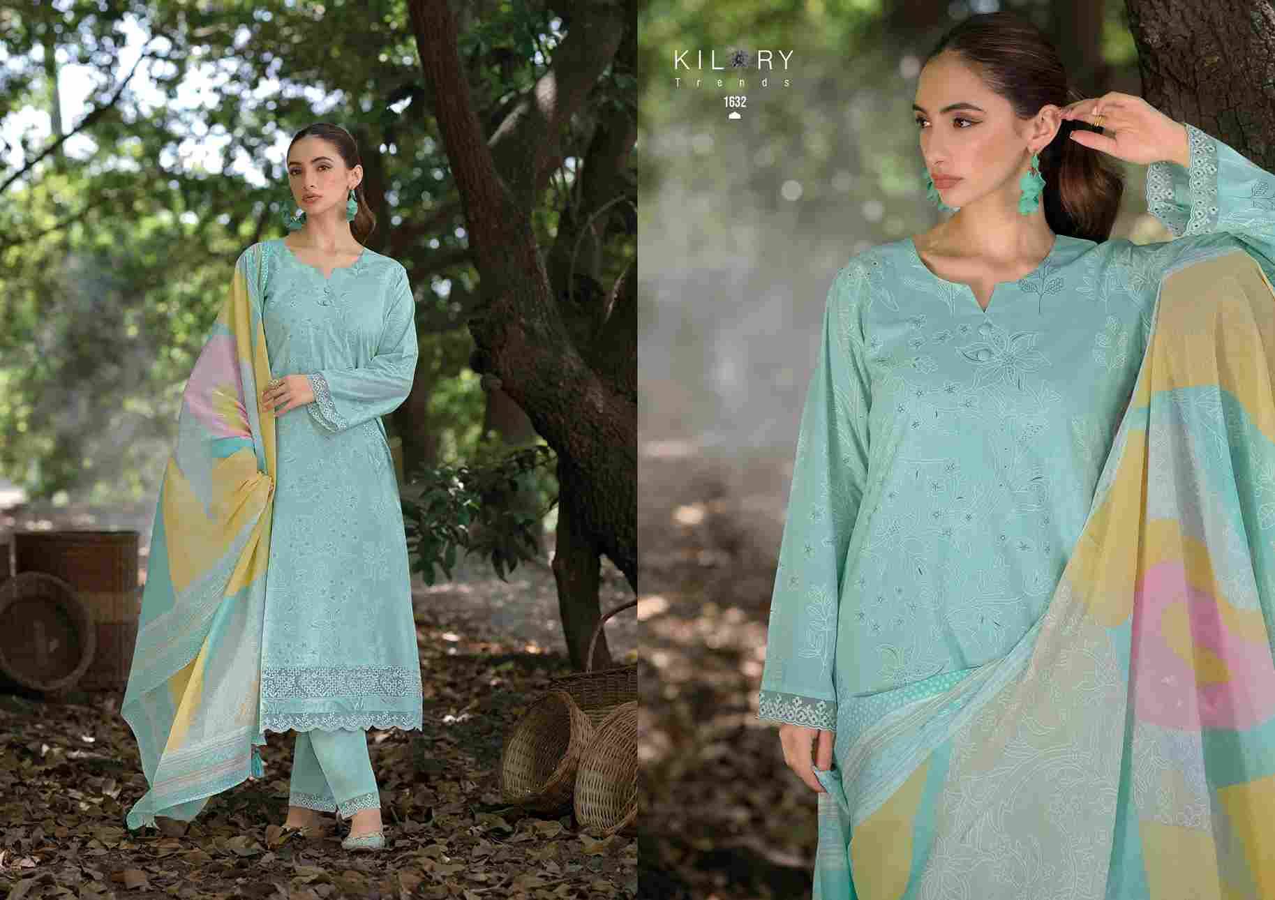Surkhi By Kilory 1631 To 1636 Series Beautiful Festive Suits Colorful Stylish Fancy Casual Wear & Ethnic Wear Pure Lawn Cotton Dresses At Wholesale Price