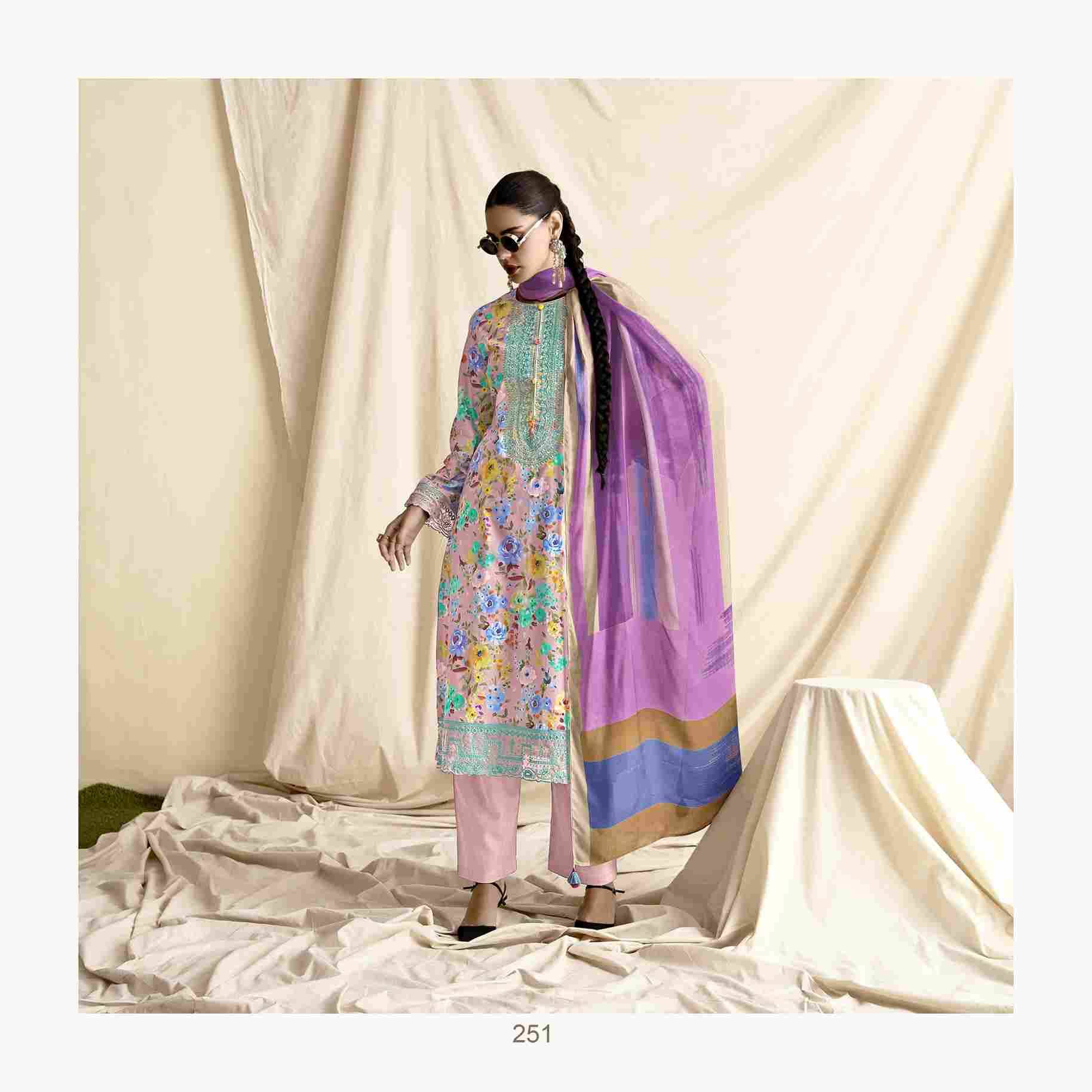 Canvas By Sohni 251 To 254 Series Beautiful Suits Colorful Stylish Fancy Casual Wear & Ethnic Wear Pure Lawn Embroidery Dresses At Wholesale Price