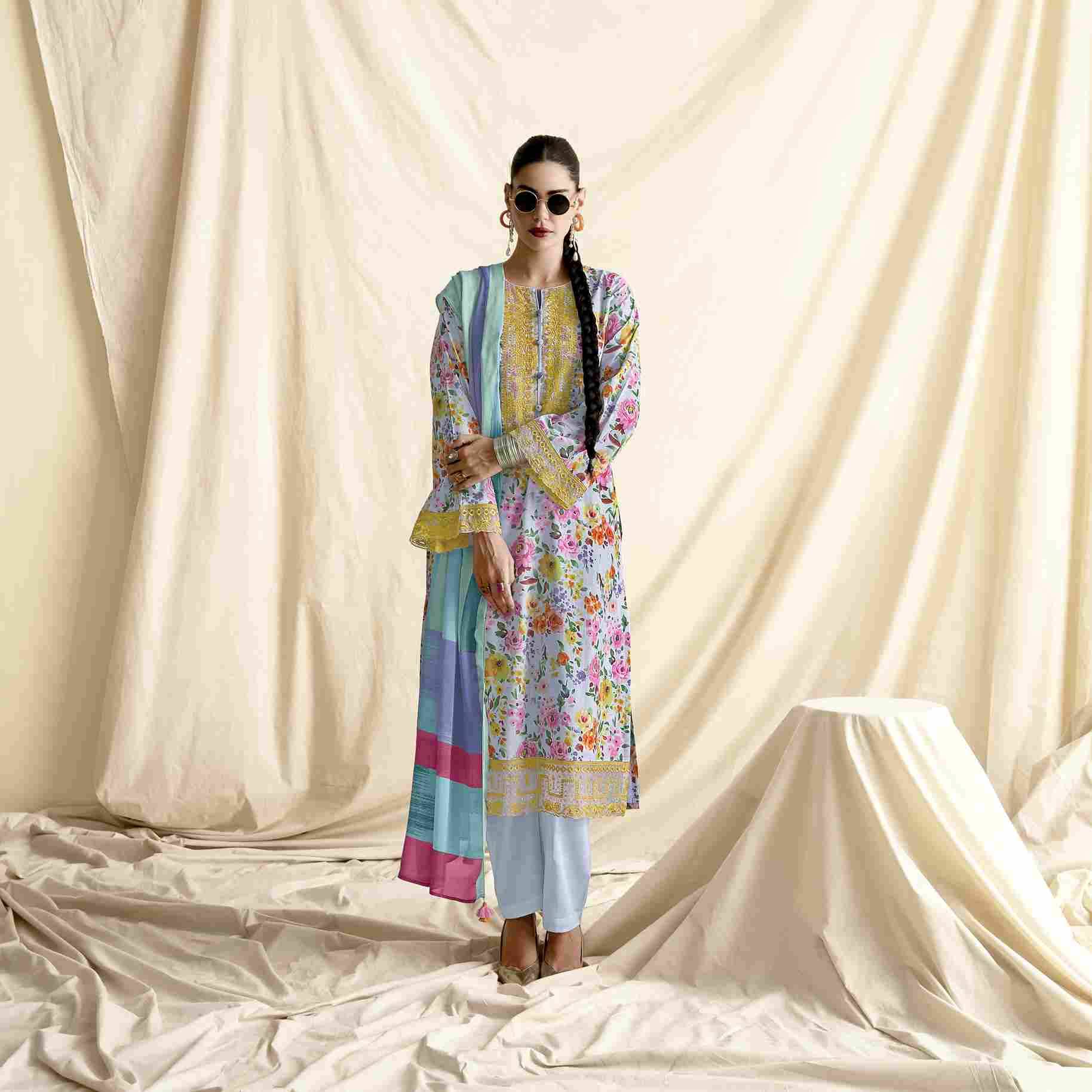 Canvas By Sohni 251 To 254 Series Beautiful Suits Colorful Stylish Fancy Casual Wear & Ethnic Wear Pure Lawn Embroidery Dresses At Wholesale Price
