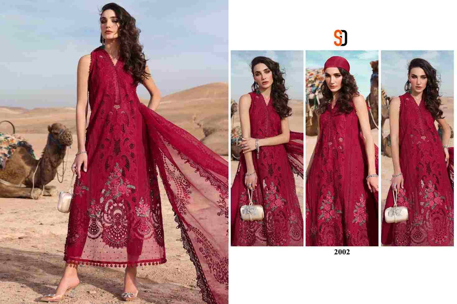 Maria.B. Lawn Vol-2 By Shraddha Designer 2001 To 2006 Series Designer Pakistani Suits Beautiful Stylish Fancy Colorful Party Wear & Occasional Wear Pure Lawn Cotton Print Embroidered Dresses At Wholesale Price