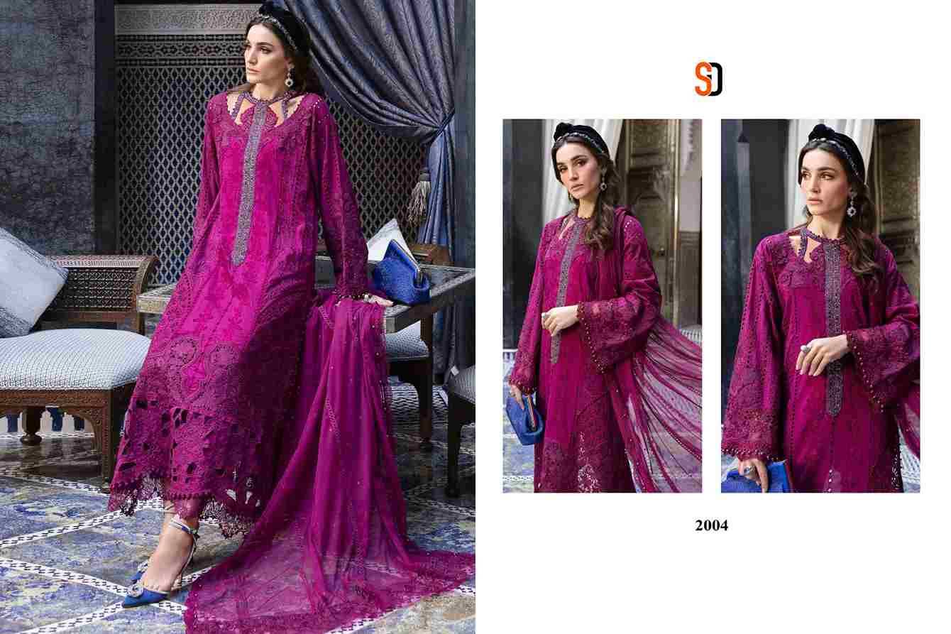 Maria.B. Lawn Vol-2 By Shraddha Designer 2001 To 2006 Series Designer Pakistani Suits Beautiful Stylish Fancy Colorful Party Wear & Occasional Wear Pure Lawn Cotton Print Embroidered Dresses At Wholesale Price