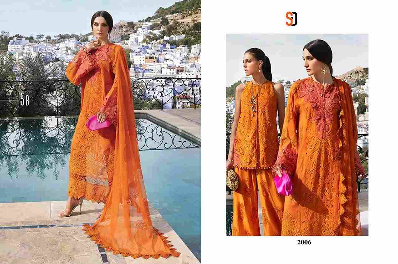 Maria.B. Lawn Vol-2 By Shraddha Designer 2001 To 2006 Series Designer Pakistani Suits Beautiful Stylish Fancy Colorful Party Wear & Occasional Wear Pure Lawn Cotton Print Embroidered Dresses At Wholesale Price