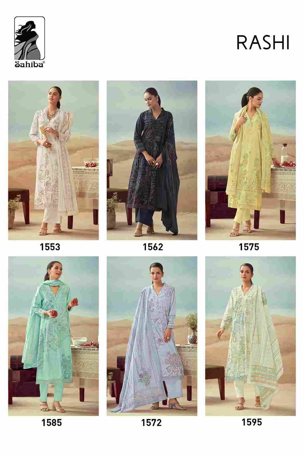 Rashi By Sahiba Fabrics Beautiful Festive Suits Colorful Stylish Fancy Casual Wear & Ethnic Wear Pure Lawn Cotton Dresses At Wholesale Price
