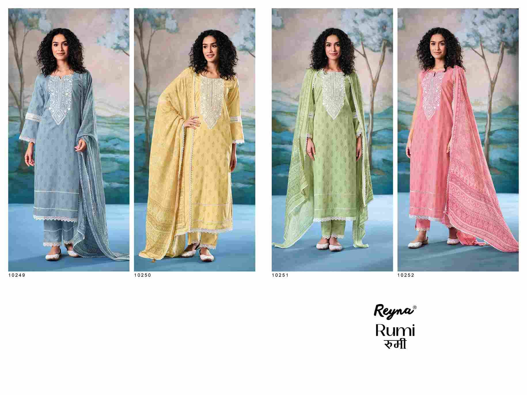 Rumi By Reyna 10249 To 10252 Series Designer Stylish Fancy Colorful Beautiful Party Wear & Ethnic Wear Collection Cotton Print Tops At Wholesale Price