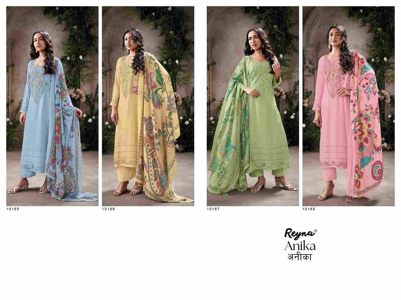 Anika By Reyna 10165 To 10168 Series Designer Stylish Fancy Colorful Beautiful Party Wear & Ethnic Wear Collection Pure Cotton Silk Tops At Wholesale Price