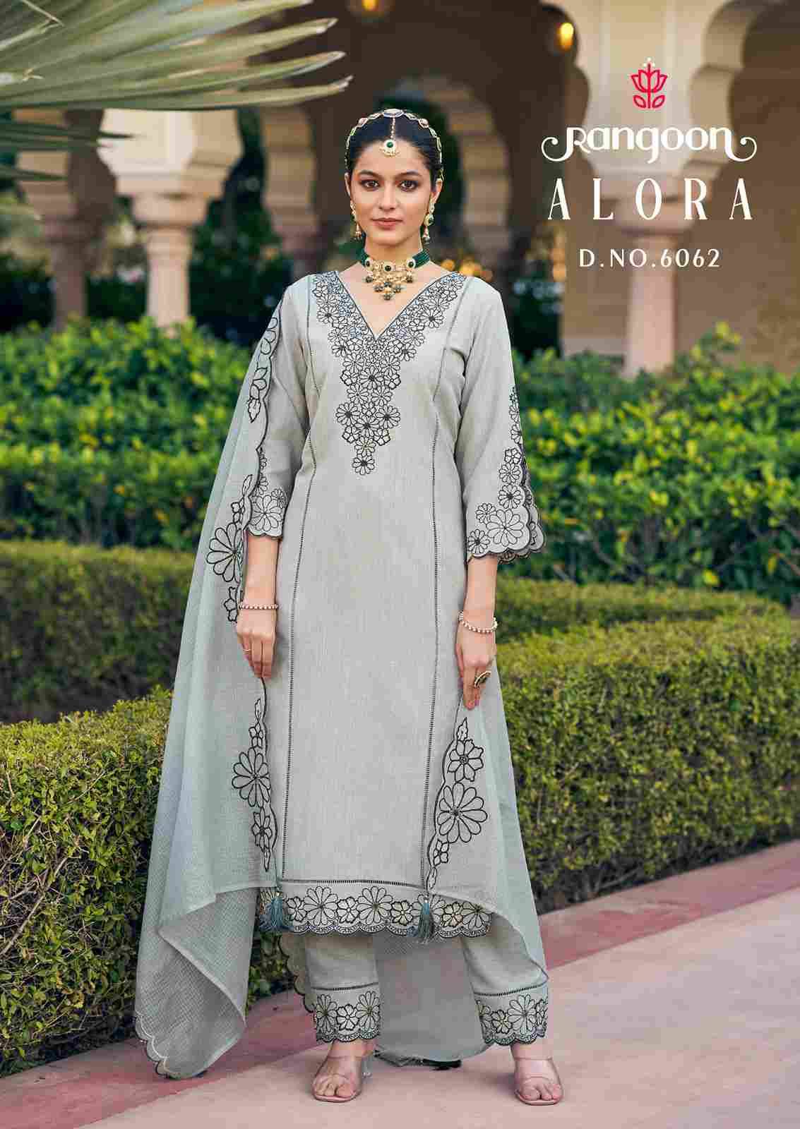 Alora By Rangoon 6061 To 6064 Series Designer Festive Suits Beautiful Stylish Fancy Colorful Party Wear & Occasional Wear Pure Cotton Dresses At Wholesale Price