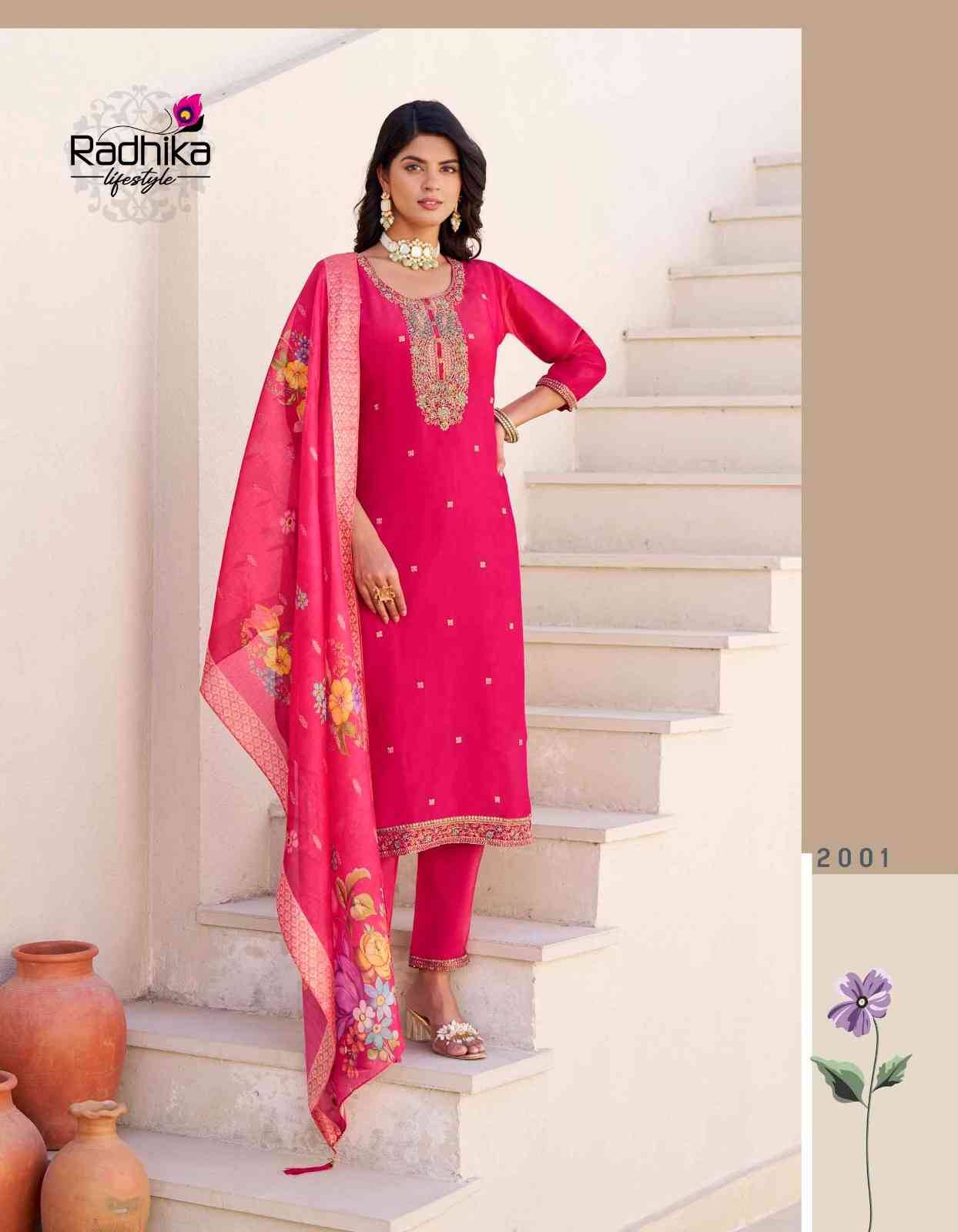 Albeli Vol-2 By Radhika Lifestyle 2001 To 2006 Series Beautiful Festive Suits Colorful Stylish Fancy Casual Wear & Ethnic Wear Fancy Print With Work Dresses At Wholesale Price