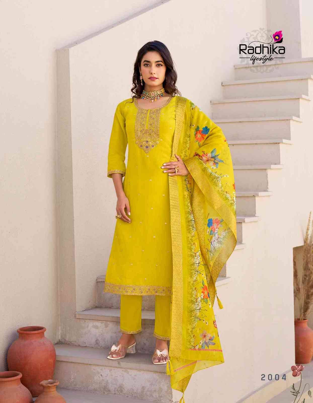Albeli Vol-2 By Radhika Lifestyle 2001 To 2006 Series Beautiful Festive Suits Colorful Stylish Fancy Casual Wear & Ethnic Wear Fancy Print With Work Dresses At Wholesale Price