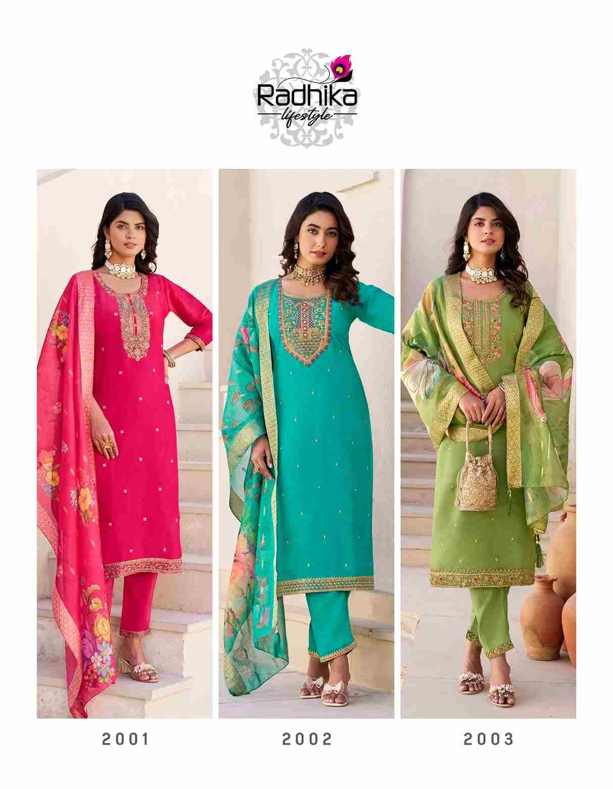 Albeli Vol-2 By Radhika Lifestyle 2001 To 2006 Series Beautiful Festive Suits Colorful Stylish Fancy Casual Wear & Ethnic Wear Fancy Print With Work Dresses At Wholesale Price