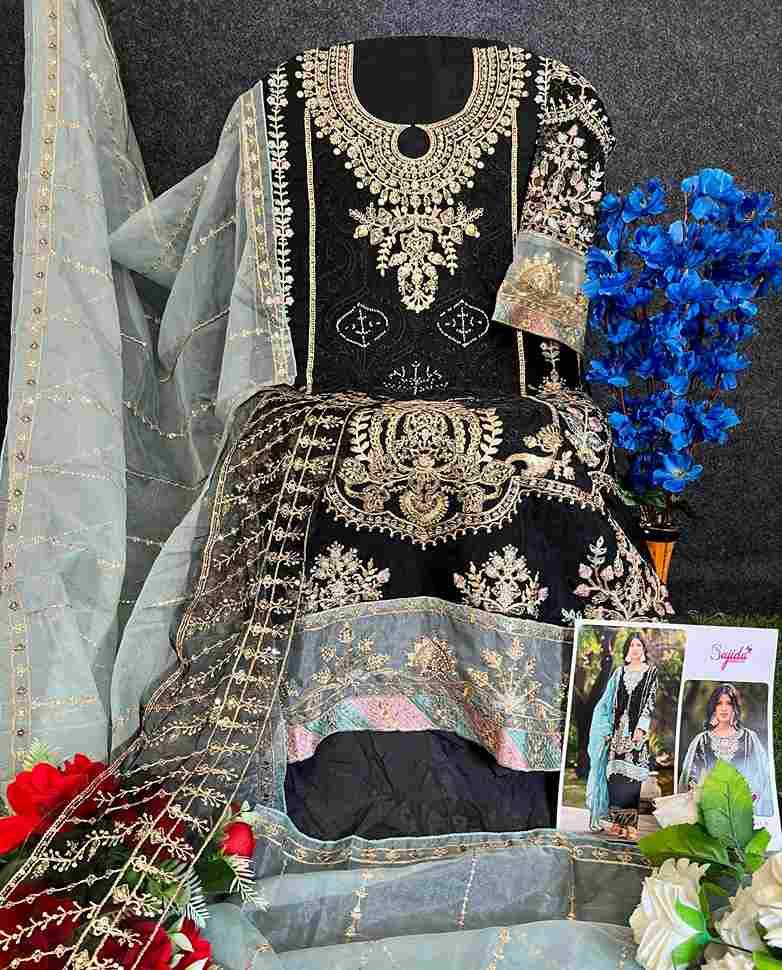 Saira By Sajida Designer Suits 1044-A To 1044-B Series Beautiful Pakistani Suits Colorful Stylish Fancy Casual Wear & Ethnic Wear Heavy Organza Embroidered Dresses At Wholesale Price