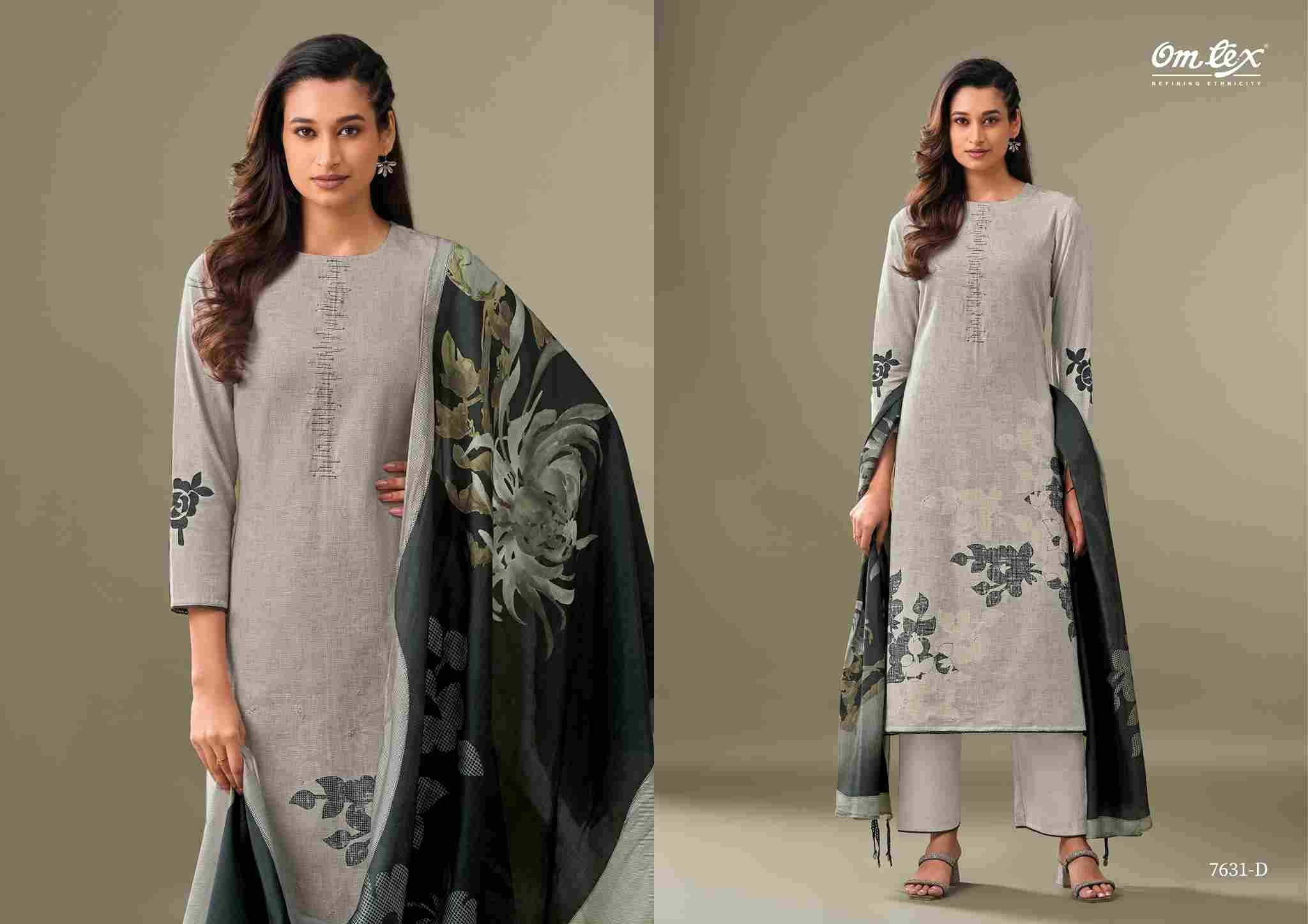 Aarohi By Om Tex 7631-A To 7631-D Series Beautiful Suits Stylish Fancy Colorful Party Wear & Ethnic Wear Linen Cotton Print Dresses At Wholesale Price