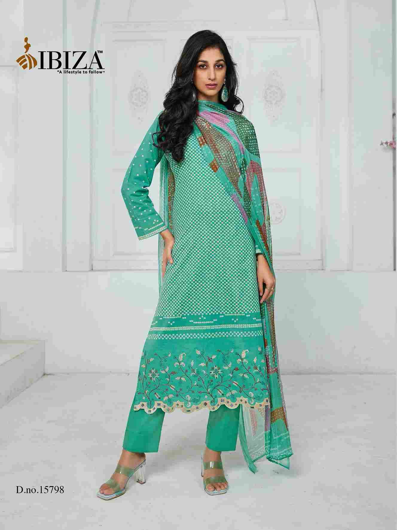 Galexy By Ibiza 15796 To 15799 Series Designer Festive Suits Beautiful Fancy Stylish Colorful Party Wear & Occasional Wear Pure Cambric Cotton Dresses At Wholesale Price