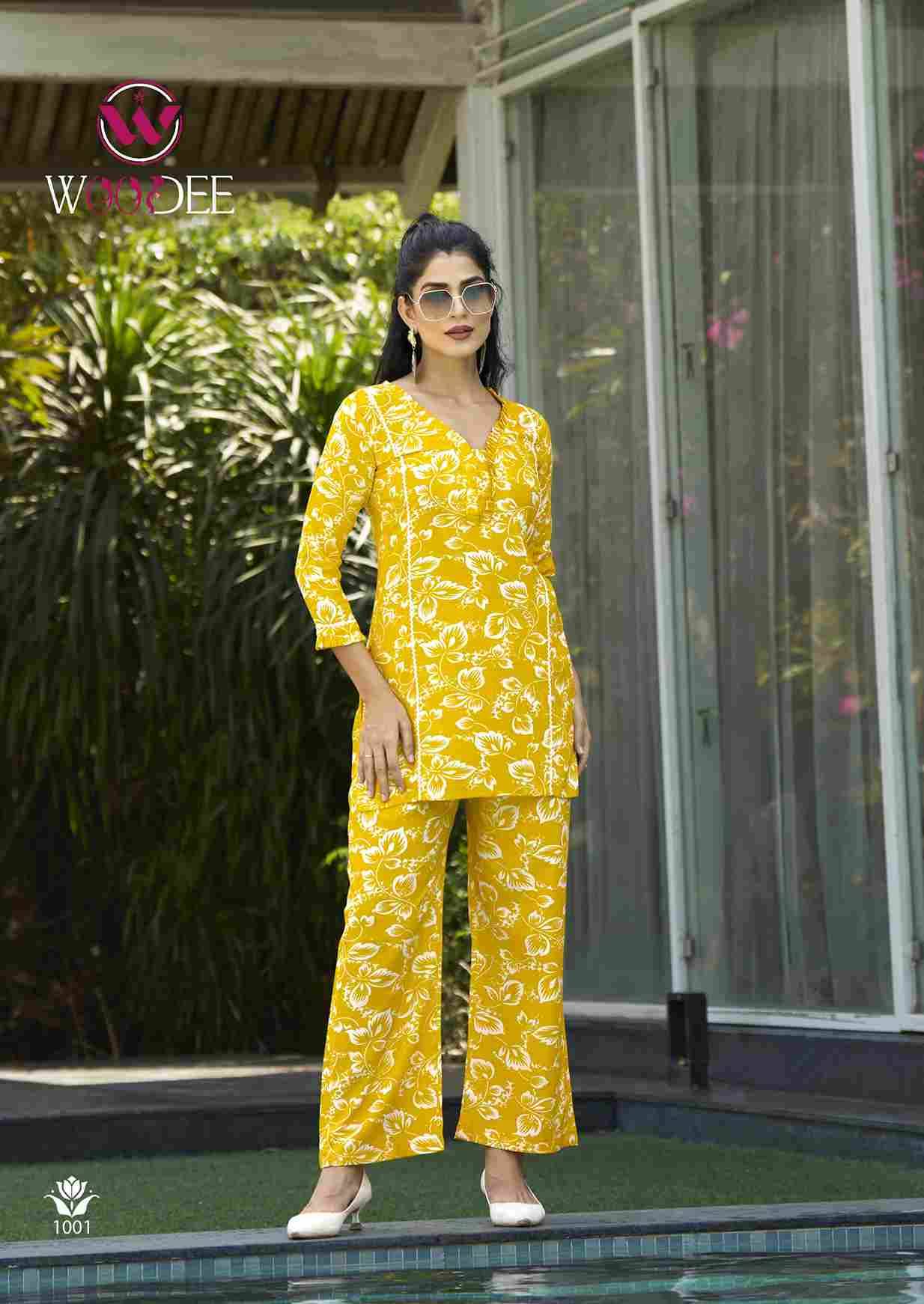 Moksha By Woodee 1001 To 1006 Series Beautiful Stylish Fancy Colorful Casual Wear & Ethnic Wear Heavy Rayon Co-Ords Set At Wholesale Price
