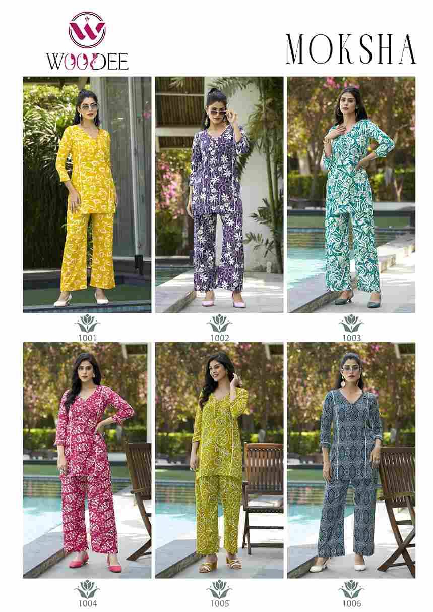 Moksha By Woodee 1001 To 1006 Series Beautiful Stylish Fancy Colorful Casual Wear & Ethnic Wear Heavy Rayon Co-Ords Set At Wholesale Price