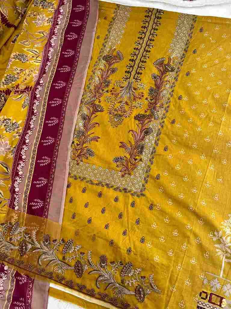 Jihan 3374 Colours Vol-4 By Jihan 3374-K To 3374-N Series Designer Pakistani Suits Beautiful Fancy Stylish Colorful Party Wear & Occasional Wear Lawn Cotton Dresses At Wholesale Price