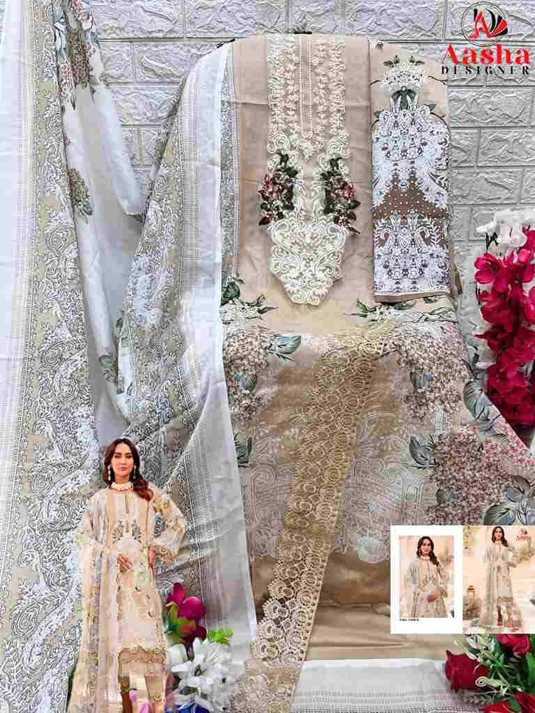 Needle Wonder Vol-7 By Aasha Designer 1068-A To 1068-D Series Wholesale Designer Pakistani Suits Collection Beautiful Stylish Fancy Colorful Party Wear & Occasional Wear Heavy Cotton Dresses At Wholesale Price