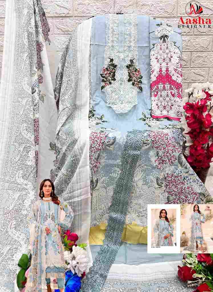 Needle Wonder Vol-7 By Aasha Designer 1068-A To 1068-D Series Wholesale Designer Pakistani Suits Collection Beautiful Stylish Fancy Colorful Party Wear & Occasional Wear Heavy Cotton Dresses At Wholesale Price