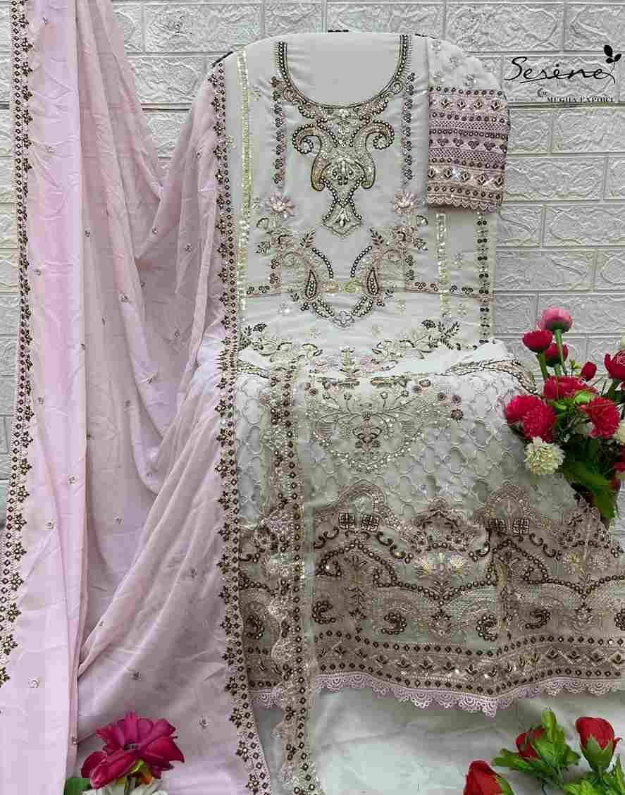 Serene Hit Design S-657 Colours By Serene S-657-A To S-657-D Series Designer Pakistani Suits Beautiful Fancy Colorful Stylish Party Wear & Occasional Wear Faux Georgette Embroidered Dresses At Wholesale Price