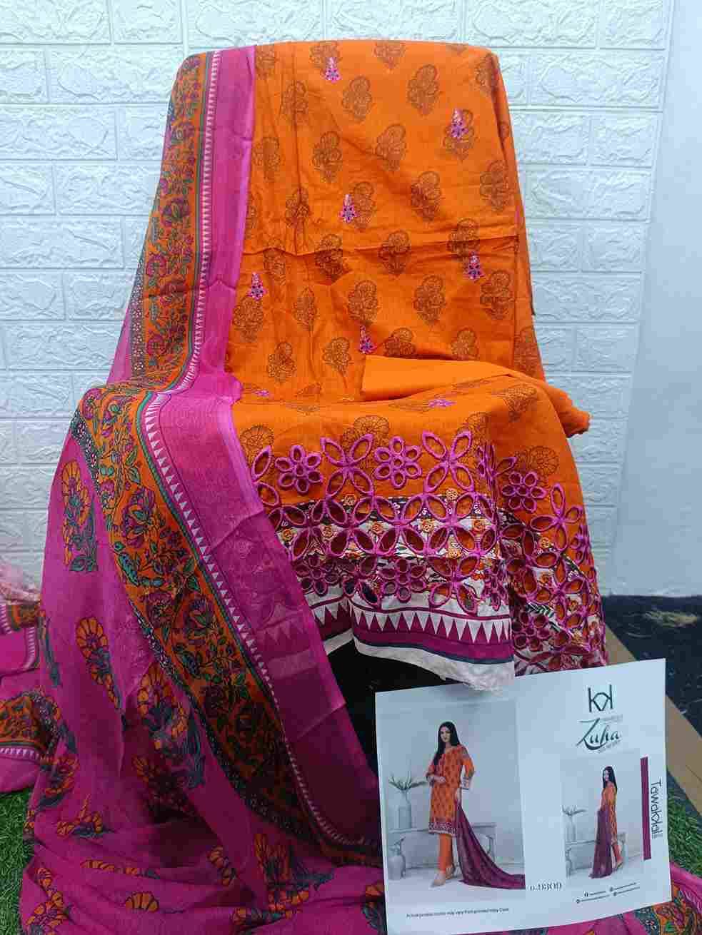 Zuha By Tawakkal Fab 9301 To 9310 Series Designer Pakistani Suits Beautiful Stylish Fancy Colorful Party Wear & Occasional Wear Pure Lawn Dresses At Wholesale Price
