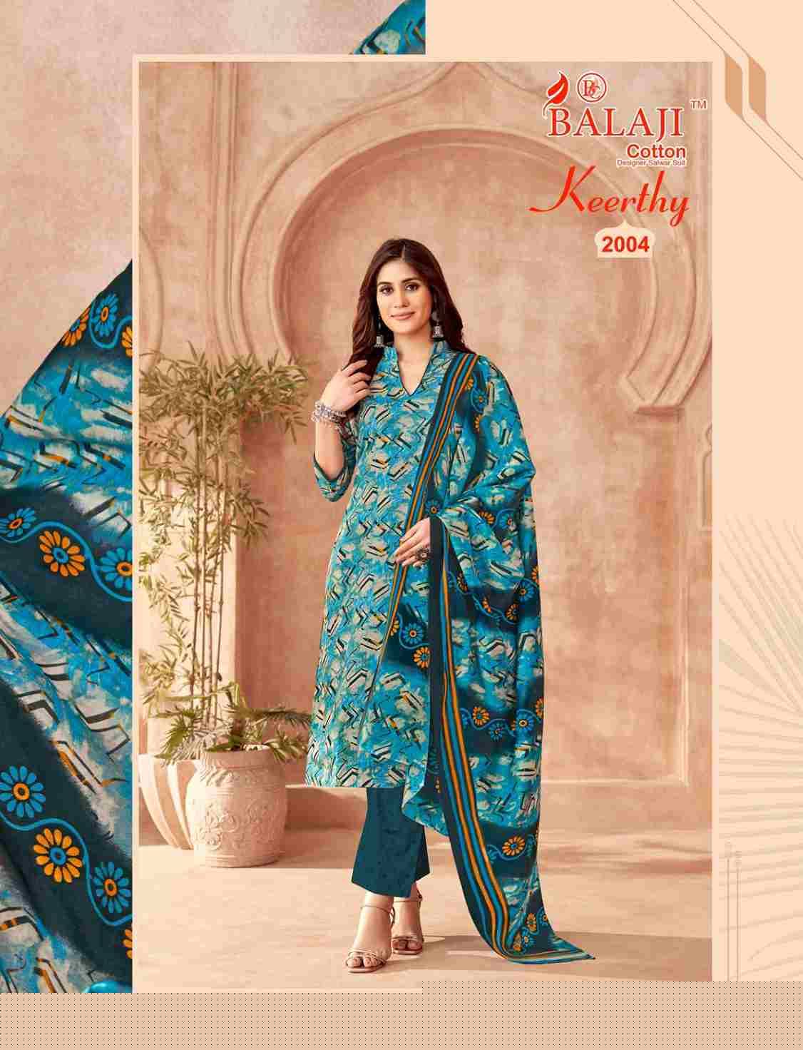 Keerthy Vol-2 By Balaji Cotton 2001 To 2012 Series Beautiful Festive Suits Colorful Stylish Fancy Casual Wear & Ethnic Wear Pure Cotton Print Dresses At Wholesale Price