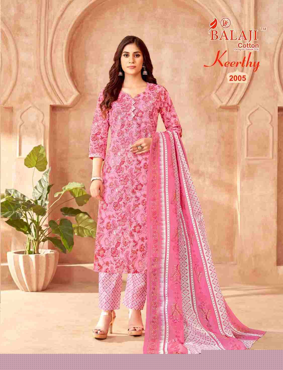 Keerthy Vol-2 By Balaji Cotton 2001 To 2012 Series Beautiful Festive Suits Colorful Stylish Fancy Casual Wear & Ethnic Wear Pure Cotton Print Dresses At Wholesale Price