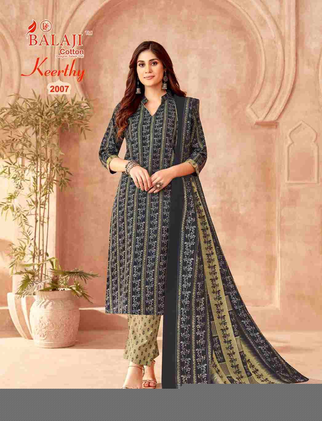 Keerthy Vol-2 By Balaji Cotton 2001 To 2012 Series Beautiful Festive Suits Colorful Stylish Fancy Casual Wear & Ethnic Wear Pure Cotton Print Dresses At Wholesale Price