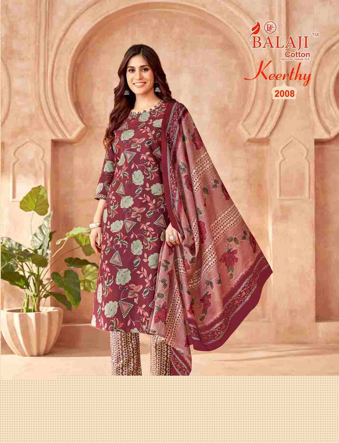 Keerthy Vol-2 By Balaji Cotton 2001 To 2012 Series Beautiful Festive Suits Colorful Stylish Fancy Casual Wear & Ethnic Wear Pure Cotton Print Dresses At Wholesale Price