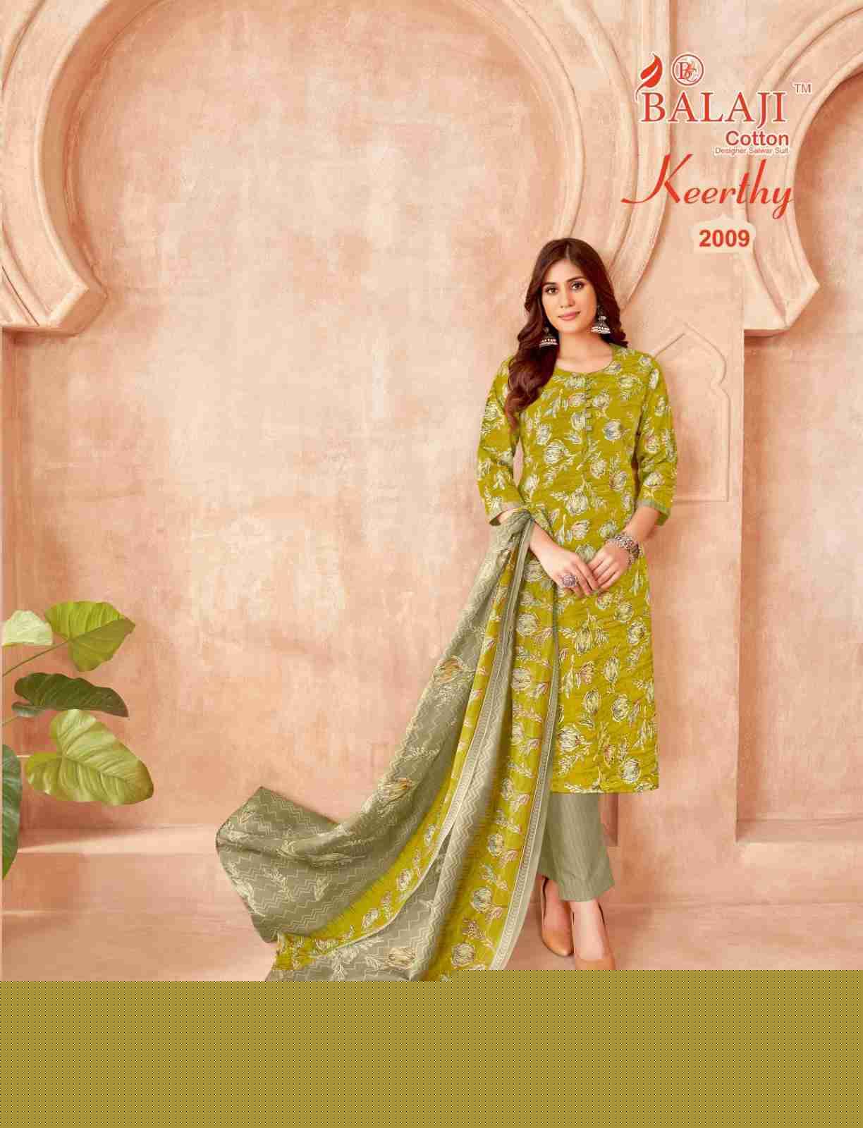 Keerthy Vol-2 By Balaji Cotton 2001 To 2012 Series Beautiful Festive Suits Colorful Stylish Fancy Casual Wear & Ethnic Wear Pure Cotton Print Dresses At Wholesale Price