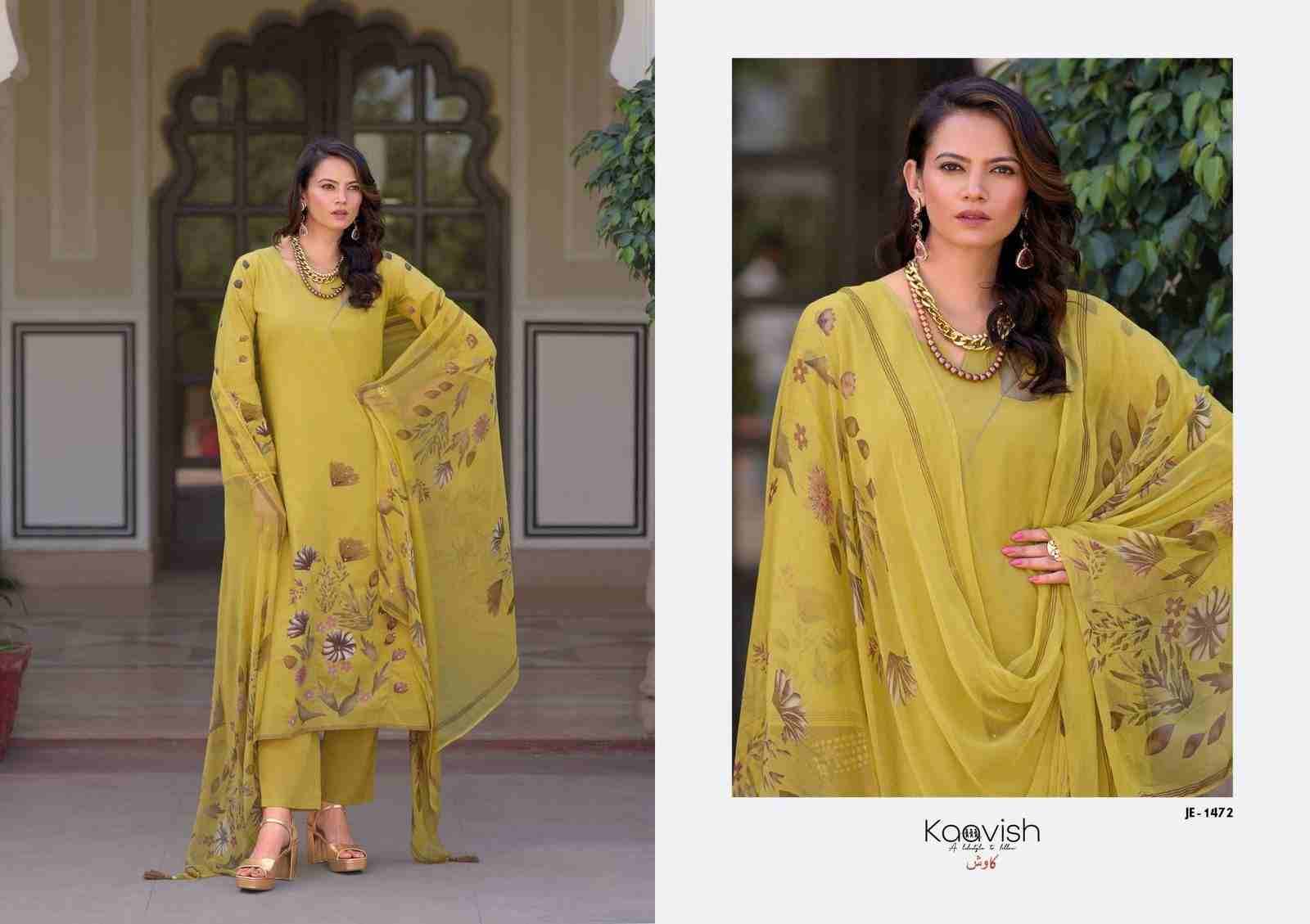 Jessica Vol-1 By Kaavish 1471 To 1474 Series Beautiful Festive Suits Colorful Stylish Fancy Casual Wear & Ethnic Wear Pure Lawn Cotton Print Dresses At Wholesale Price