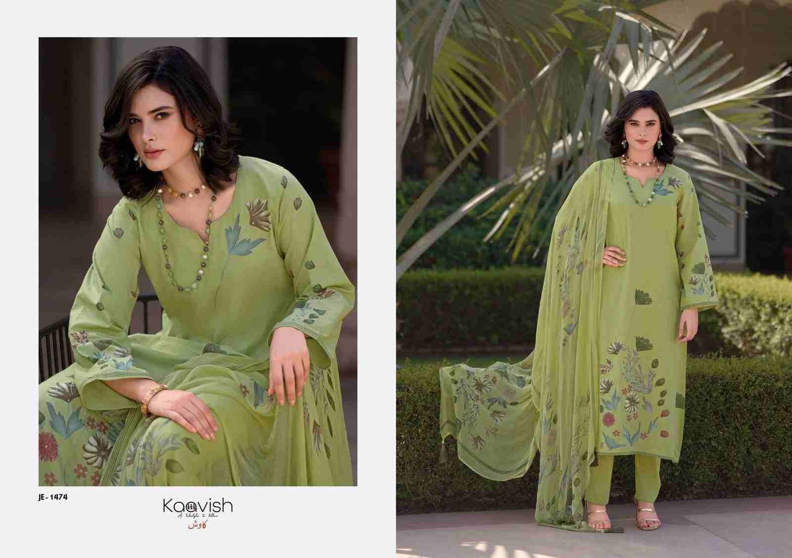Jessica Vol-1 By Kaavish 1471 To 1474 Series Beautiful Festive Suits Colorful Stylish Fancy Casual Wear & Ethnic Wear Pure Lawn Cotton Print Dresses At Wholesale Price