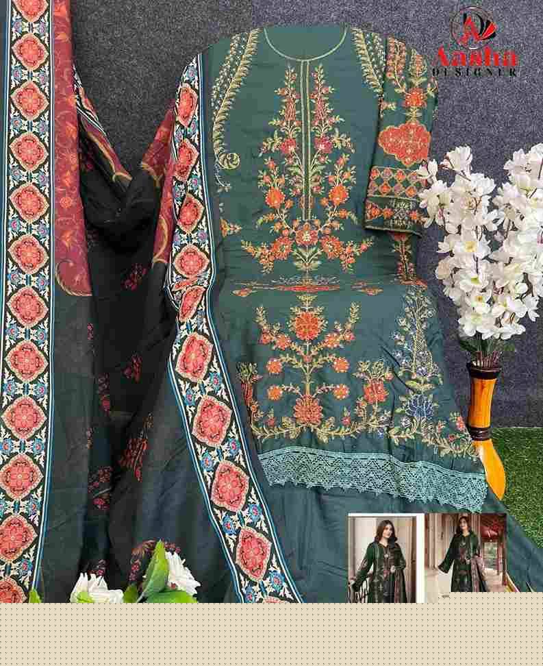 Aasha 1151 Colours By Aasha Designer 1151-A To 1151-E Series Pakistani Suits Beautiful Fancy Colorful Stylish Party Wear & Occasional Wear Heavy Rayon Embroidery Dresses At Wholesale Price