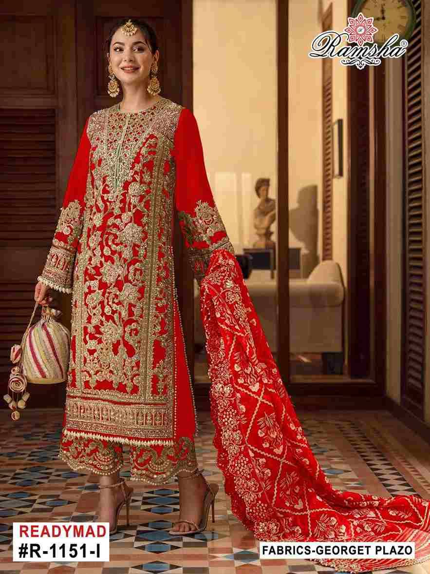 Ramsha 1151 Colours Vol-3 By Ramsha 1151-I To 1151-L Series Beautiful Pakistani Suits Colorful Stylish Fancy Casual Wear & Ethnic Wear Georgette Dresses At Wholesale Price