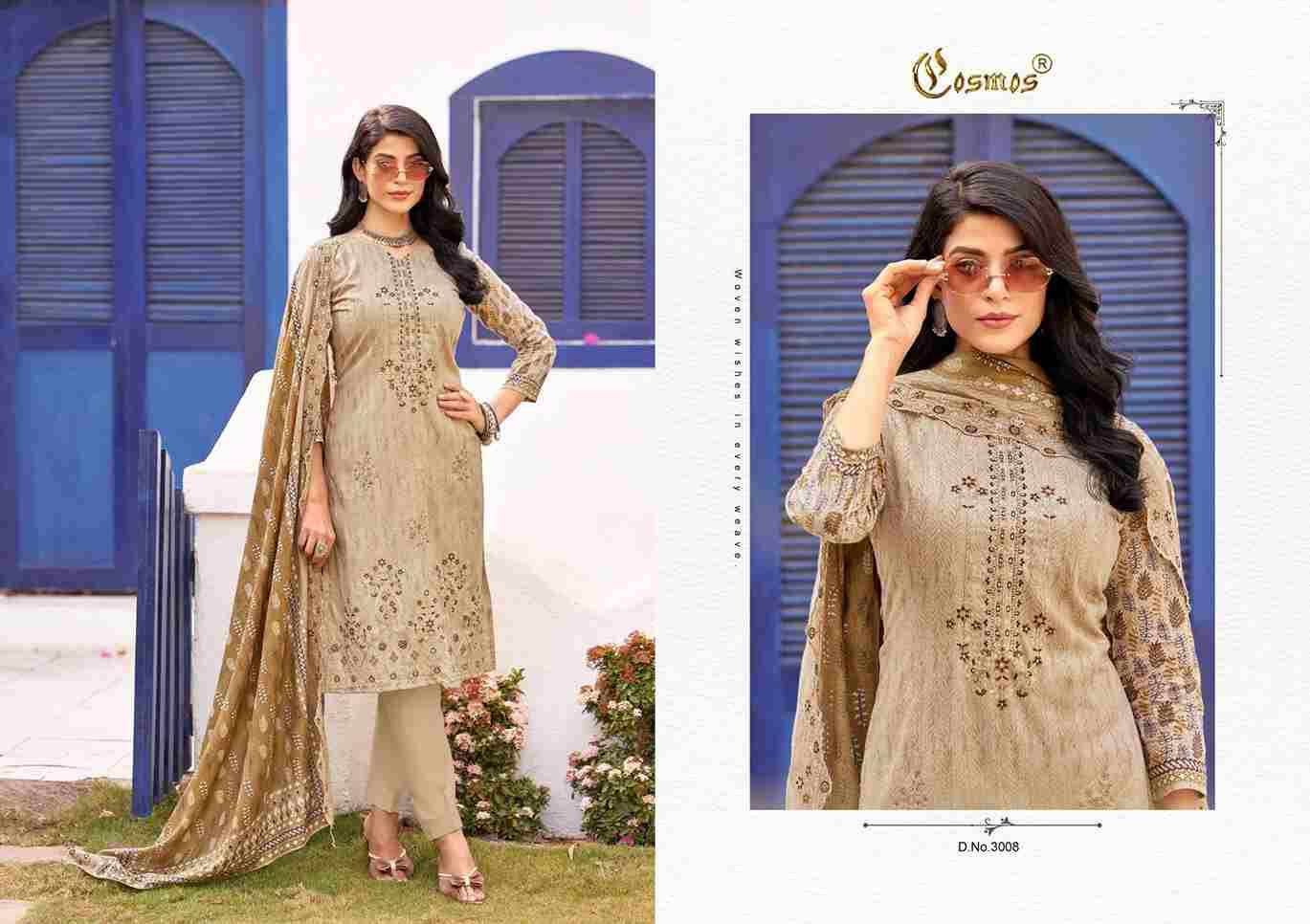 Bin Saeed Vol-3 By Cosmos 3001 To 3008 Series Beautiful Festive Suits Colorful Stylish Fancy Casual Wear & Ethnic Wear Lawn Cotton Print Dresses At Wholesale Price