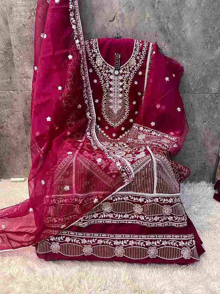 Hoor Tex Hit Design OR-68 Colours By Hoor Tex OR-68-A To OR-68-D Series Beautiful Pakistani Suits Stylish Colorful Fancy Casual Wear & Ethnic Wear Heavy Organza Embroidered Dresses At Wholesale Price