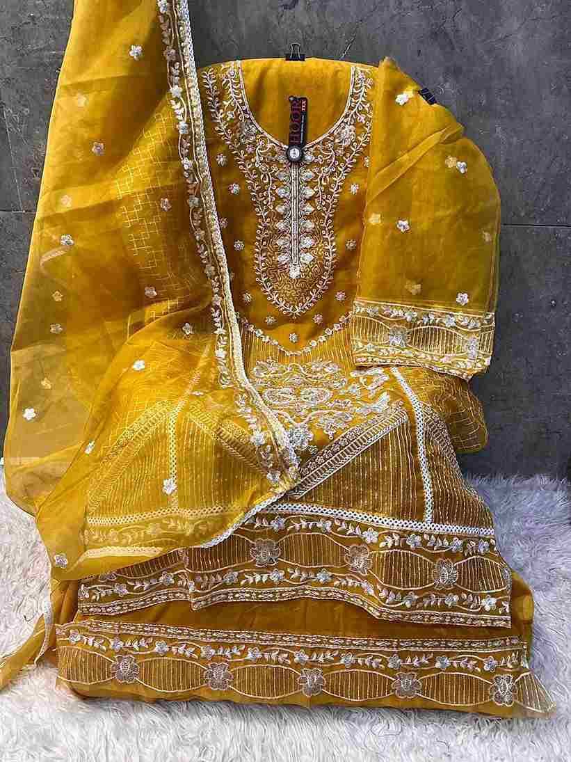 Hoor Tex Hit Design OR-68 Colours By Hoor Tex OR-68-A To OR-68-D Series Beautiful Pakistani Suits Stylish Colorful Fancy Casual Wear & Ethnic Wear Heavy Organza Embroidered Dresses At Wholesale Price
