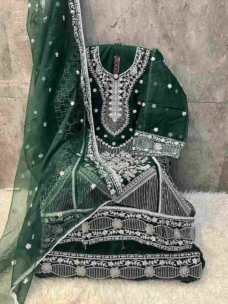 Hoor Tex Hit Design OR-68 Colours By Hoor Tex OR-68-A To OR-68-D Series Beautiful Pakistani Suits Stylish Colorful Fancy Casual Wear & Ethnic Wear Heavy Organza Embroidered Dresses At Wholesale Price