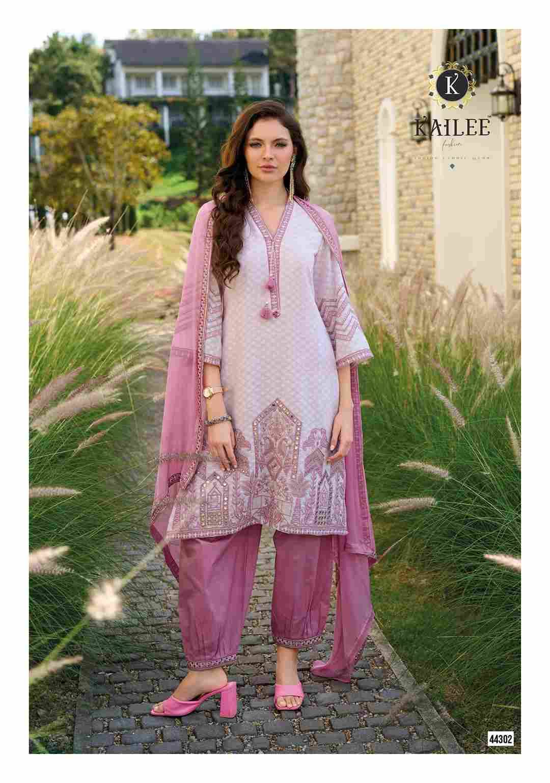 Sehra By Kailee 44301 To 44303 Series Beautiful Festive Suits Colorful Stylish Fancy Casual Wear & Ethnic Wear Pure Cotton Dresses At Wholesale Price