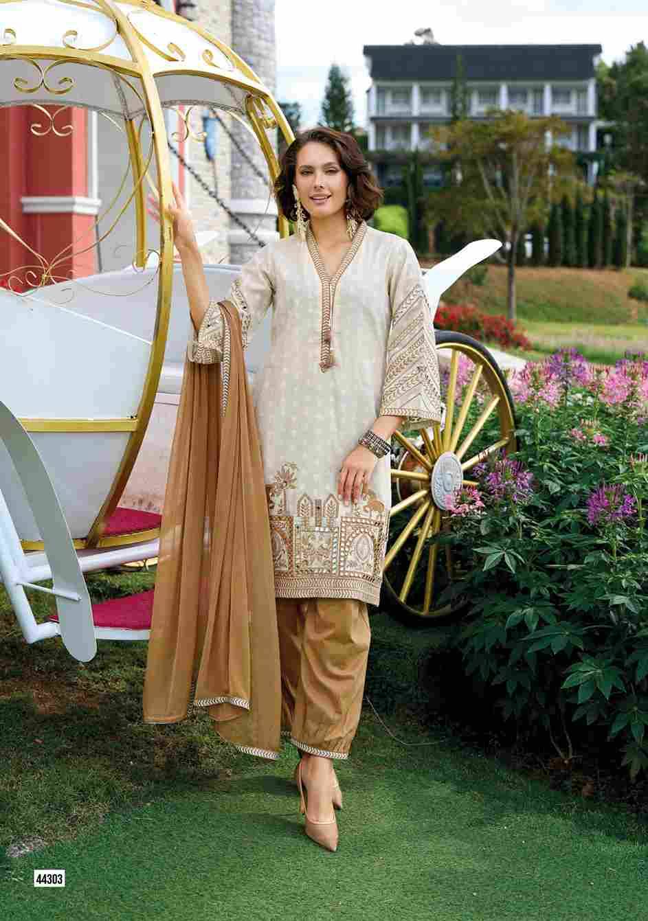 Sehra By Kailee 44301 To 44303 Series Beautiful Festive Suits Colorful Stylish Fancy Casual Wear & Ethnic Wear Pure Cotton Dresses At Wholesale Price