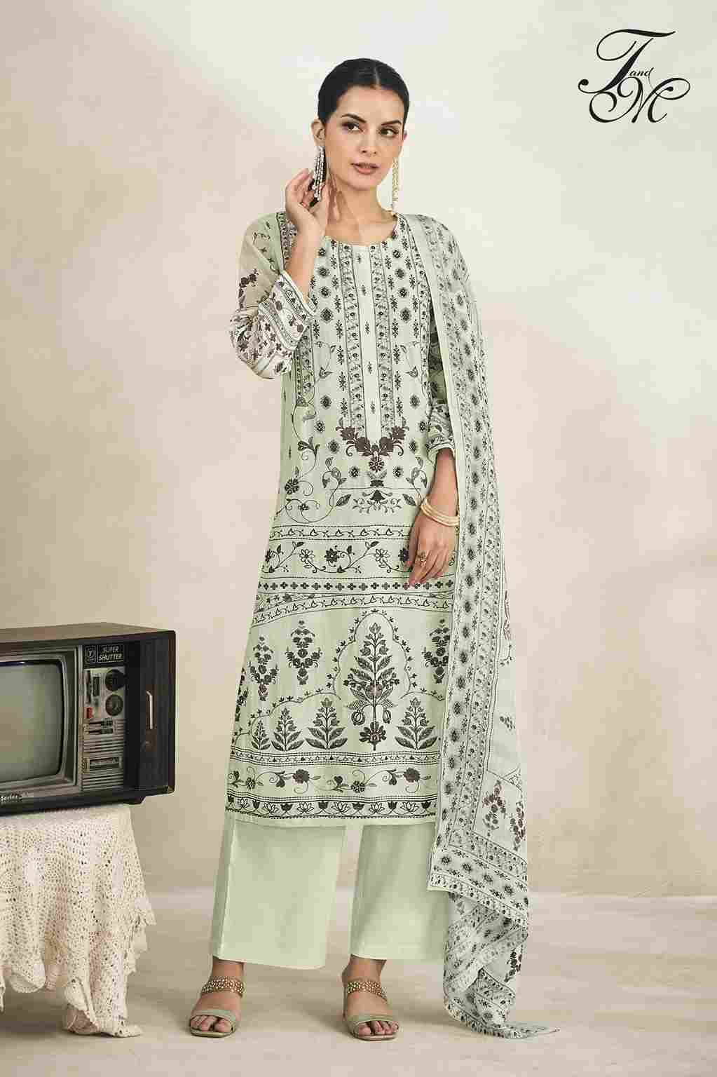 Saleha By T And M Designer Studio Beautiful Festive Suits Colorful Stylish Fancy Casual Wear & Ethnic Wear Pure Linen Dresses At Wholesale Price