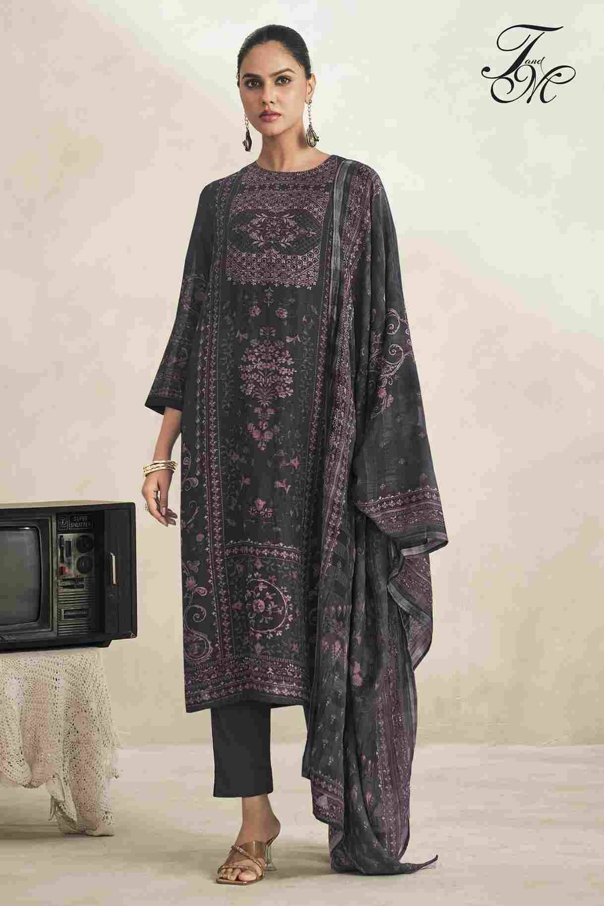Saleha By T And M Designer Studio Beautiful Festive Suits Colorful Stylish Fancy Casual Wear & Ethnic Wear Pure Linen Dresses At Wholesale Price