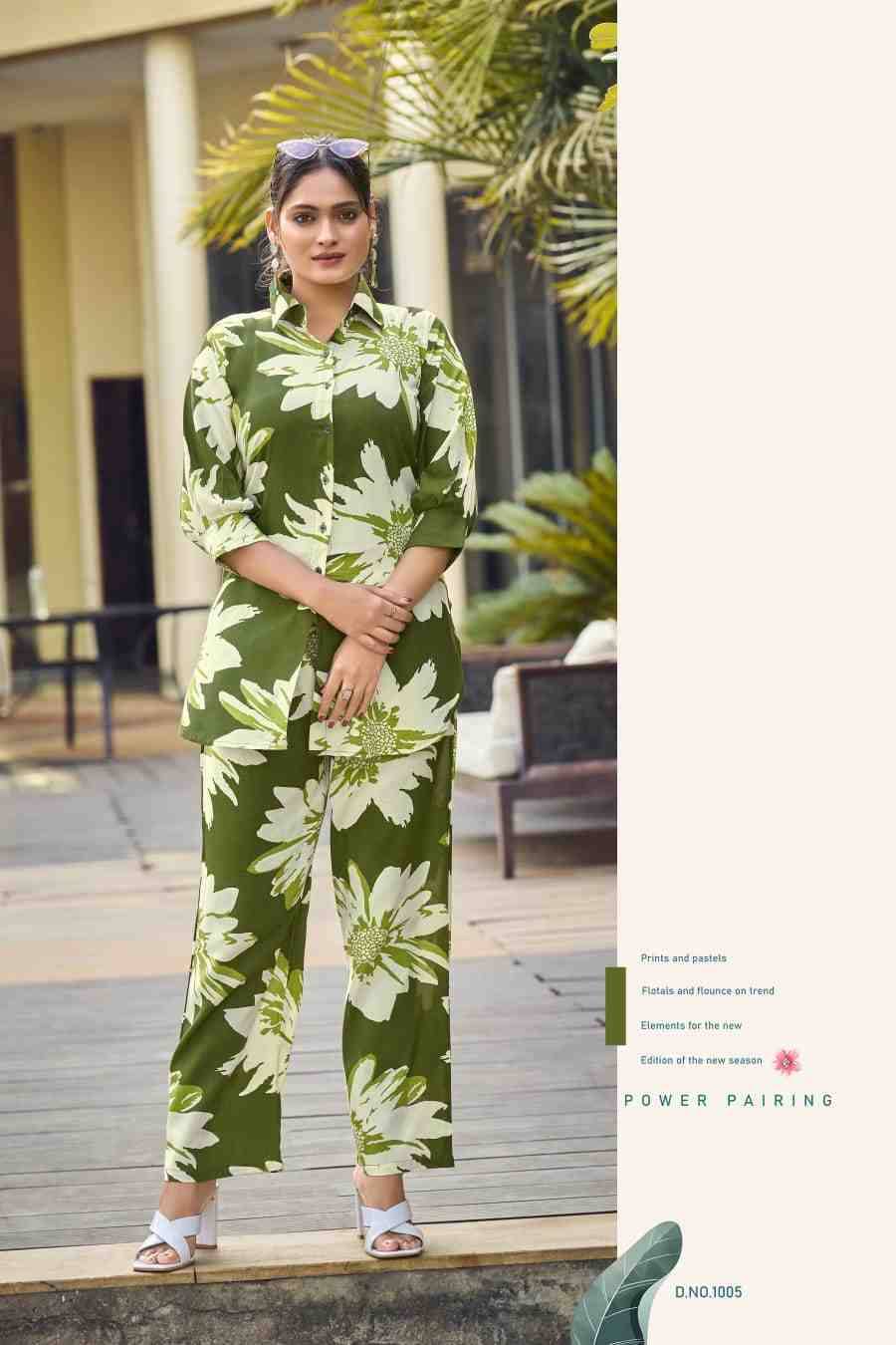 Lifestyle By Tips And Tops 1001 To 1006 Series Designer Stylish Fancy Colorful Beautiful Party Wear & Ethnic Wear Collection Rayon Print Co-Ord At Wholesale Price