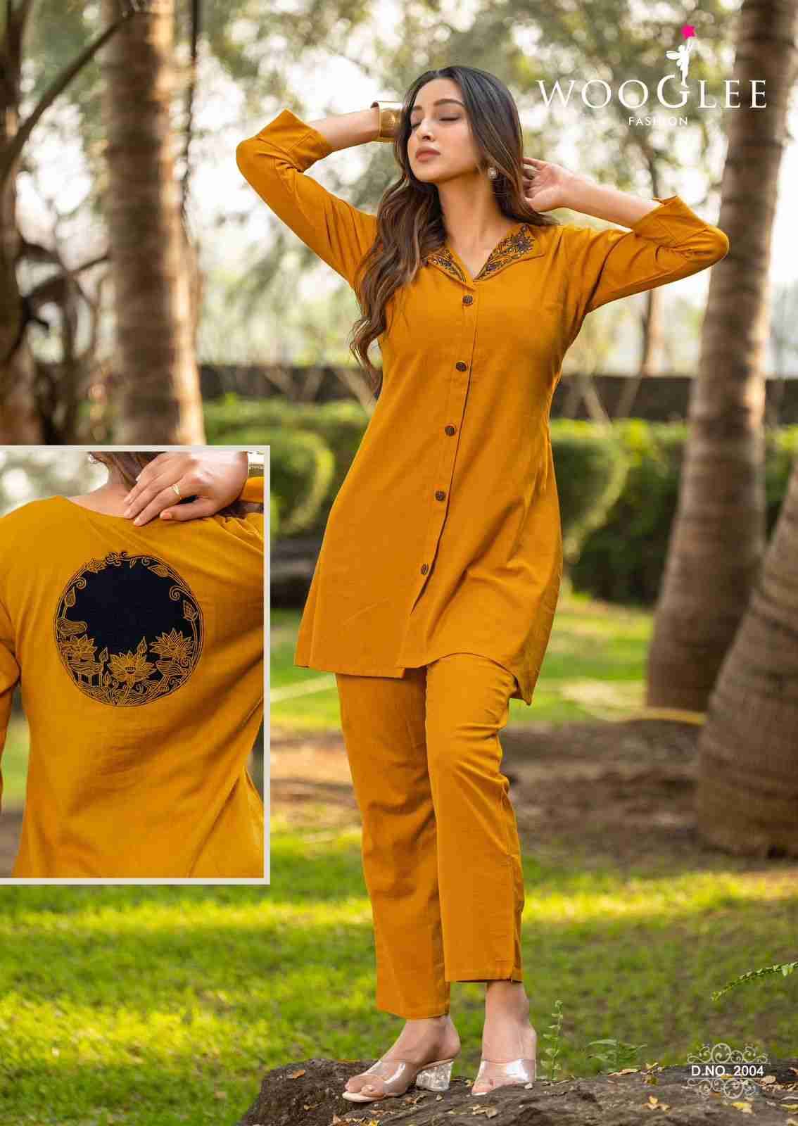 Zeel By Wooglee 2001 To 2006 Series Designer Stylish Fancy Colorful Beautiful Party Wear & Ethnic Wear Collection Cotton Flex Co-Ord At Wholesale Price