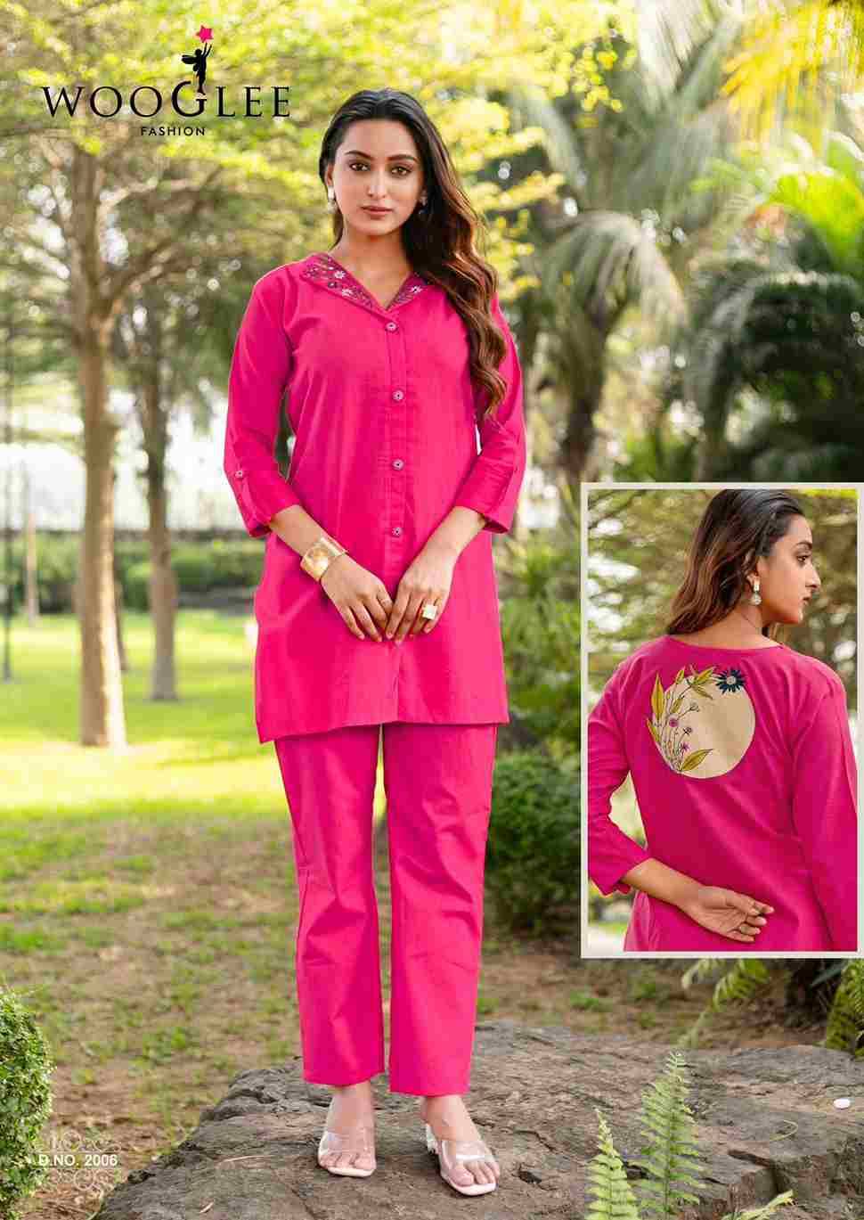 Zeel By Wooglee 2001 To 2006 Series Designer Stylish Fancy Colorful Beautiful Party Wear & Ethnic Wear Collection Cotton Flex Co-Ord At Wholesale Price