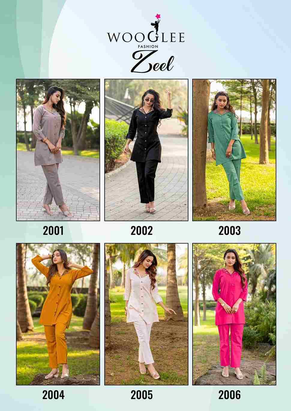 Zeel By Wooglee 2001 To 2006 Series Designer Stylish Fancy Colorful Beautiful Party Wear & Ethnic Wear Collection Cotton Flex Co-Ord At Wholesale Price