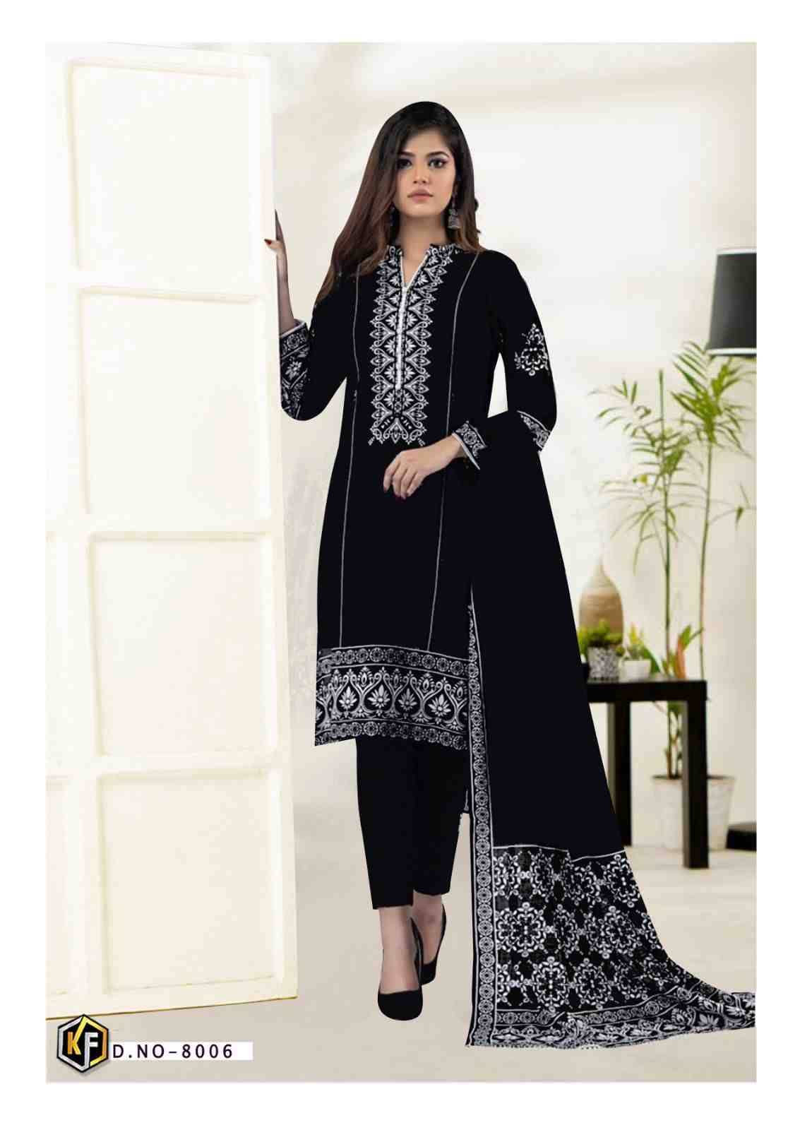 Roha Vol-8 By Keval Fab 8001 To 8006 Series Beautiful Festive Suits Colorful Stylish Fancy Casual Wear & Ethnic Wear Pure Cotton Print Dresses At Wholesale Price