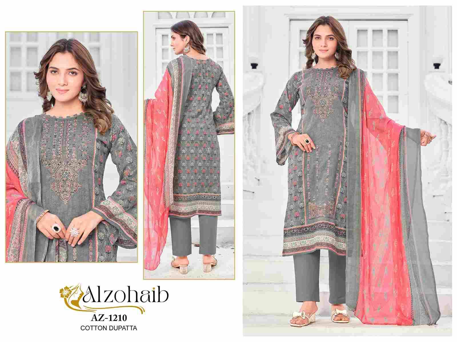 Ruaab Vol-1 By Alzohaib Beautiful Pakistani Suits Stylish Fancy Colorful Party Wear & Occasional Wear Pure Cotton Print Dresses At Wholesale Price