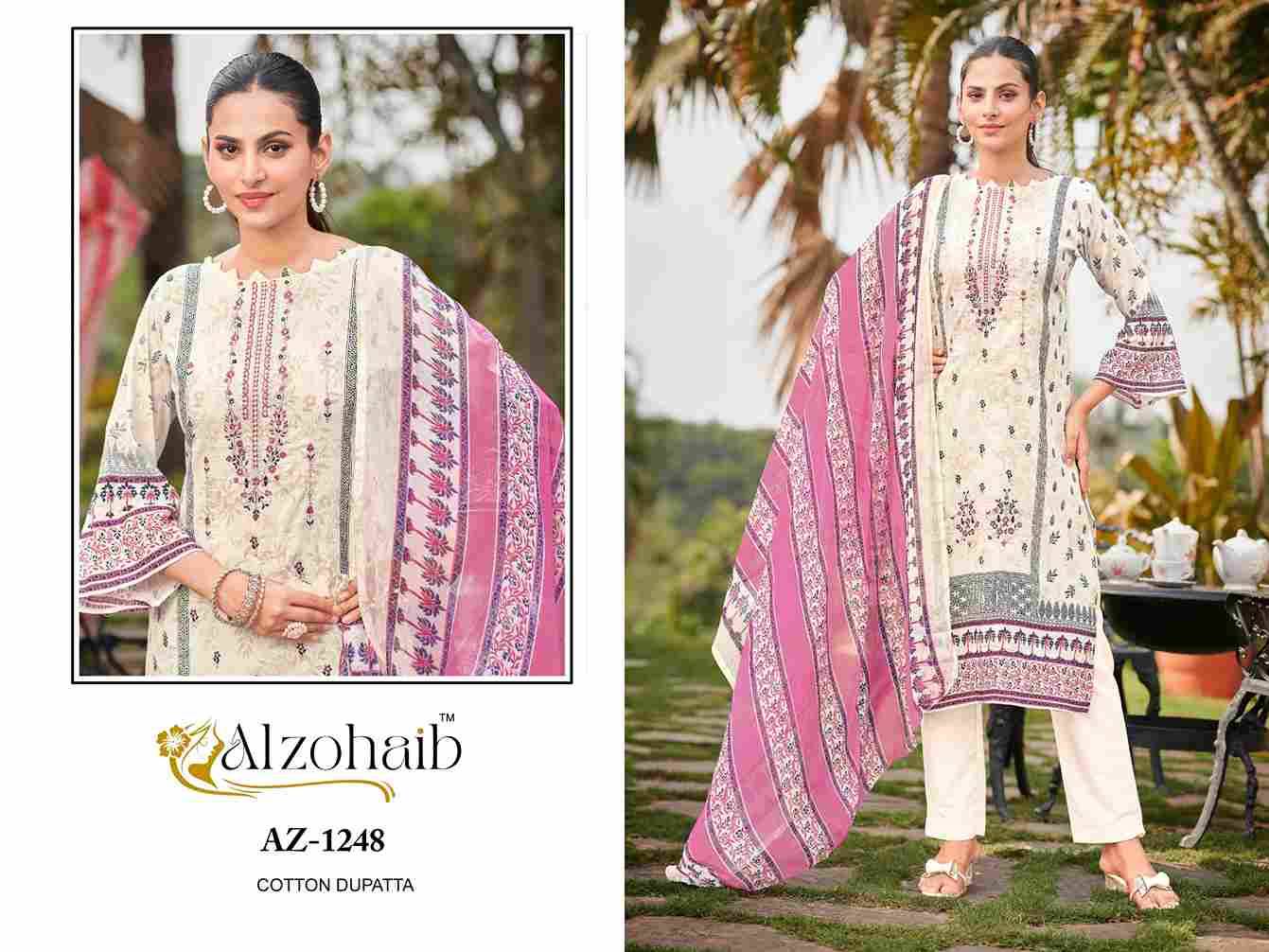 Ruaab Vol-1 By Alzohaib Beautiful Pakistani Suits Stylish Fancy Colorful Party Wear & Occasional Wear Pure Cotton Print Dresses At Wholesale Price