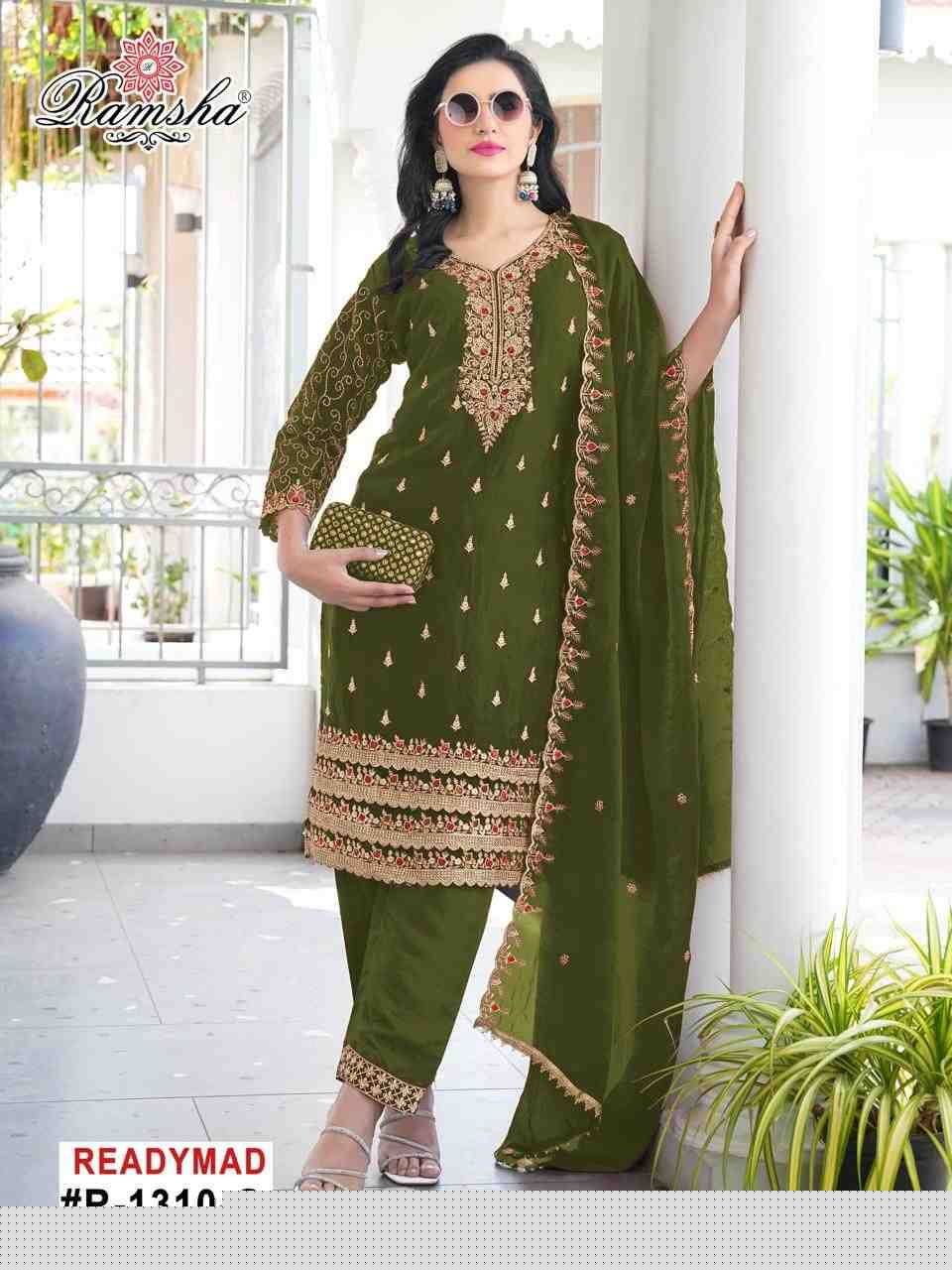 Ramsha 1310 Colours Vol-2 By Ramsha 1310-E To 1310-H Series Designer Pakistani Suits Beautiful Fancy Colorful Stylish Party Wear & Occasional Wear Fandy Embroidered Dresses At Wholesale Price