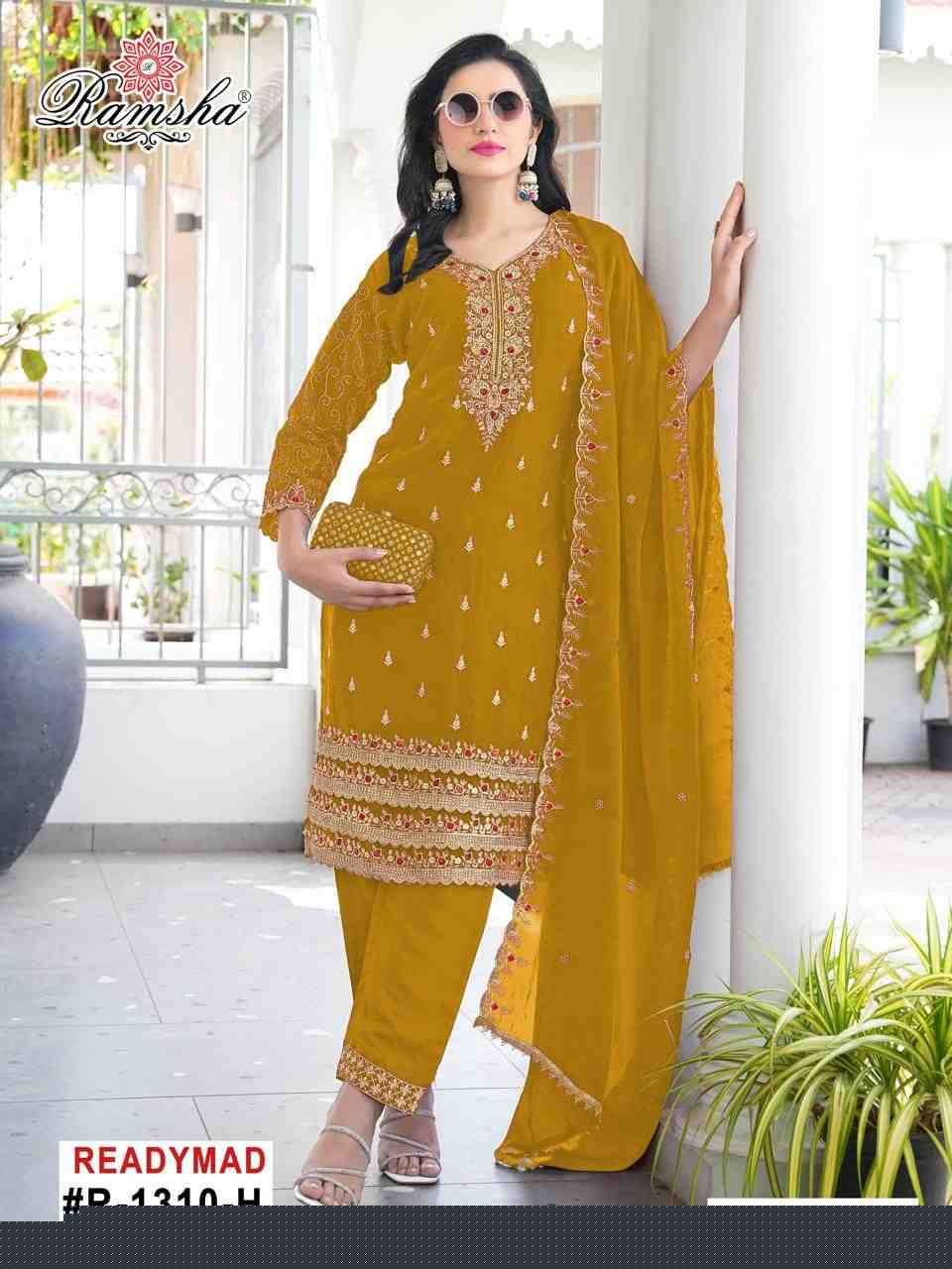 Ramsha 1310 Colours Vol-2 By Ramsha 1310-E To 1310-H Series Designer Pakistani Suits Beautiful Fancy Colorful Stylish Party Wear & Occasional Wear Fandy Embroidered Dresses At Wholesale Price