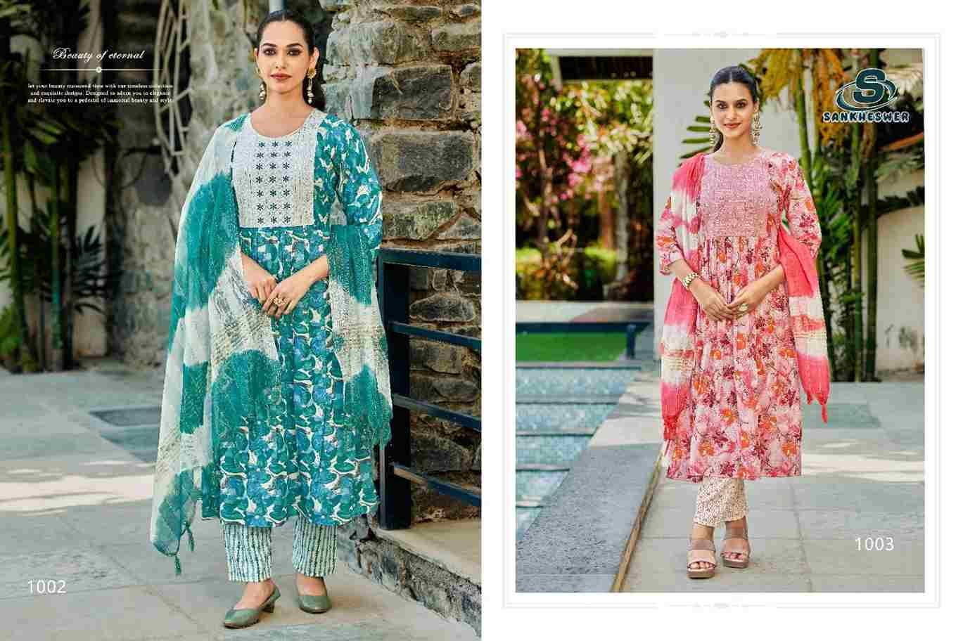 Aashiqui Gold Vol-1 By Sankheswer 1001 To 1006 Series Beautiful Festive Suits Colorful Stylish Fancy Casual Wear & Ethnic Wear Capsule Dresses At Wholesale Price